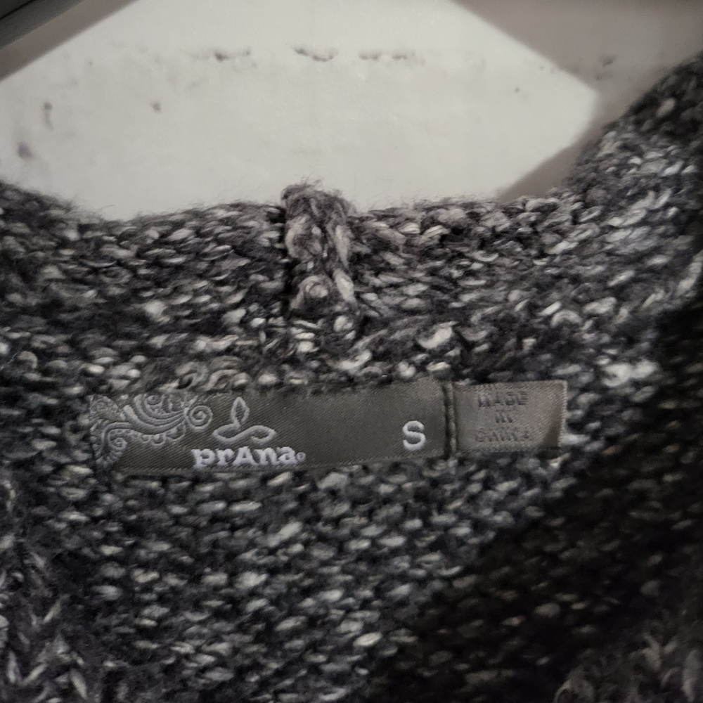 Prana‎ Willow Duster Cardigan Grey size S - Picture 9 of 10